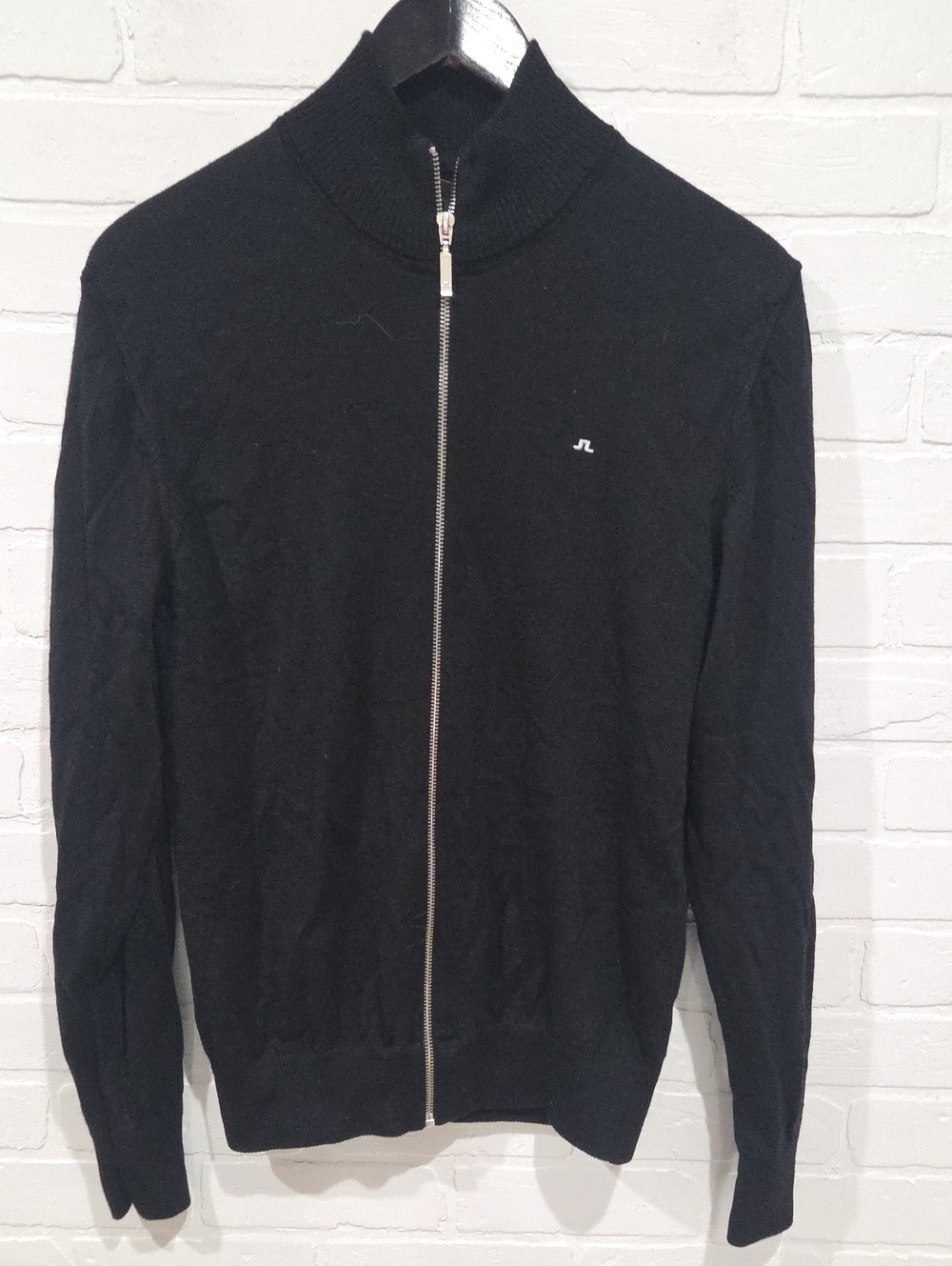 J.Lindeberg Wool Full-Zip Knit Sweater